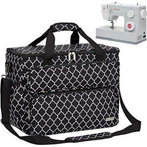 Sewing Machine Carrying Case, Universal Travel Tote Bag with Shoulder